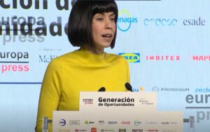 La ministra de Ciencia e Innovación, Diana Morant.