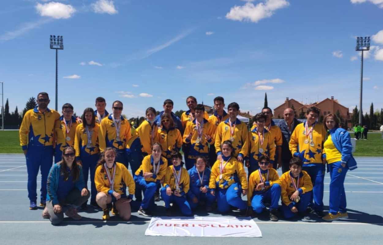 El CD Paralímpico Ciudad de Puertollano es un referente regional y nacional en atletismo. Foto: Paralímpico Ciudad de Puertollano.