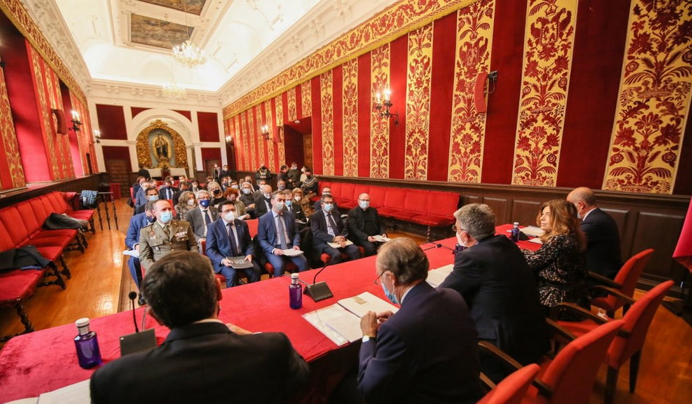 Imagen de archjivo de la Sala Capitular del Ayuntamiento de Toledo.