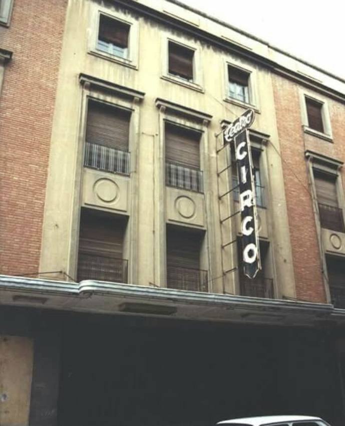 Fachada del Teatro Circo de Albacete desde 1946 hasta su cierre en 1985.