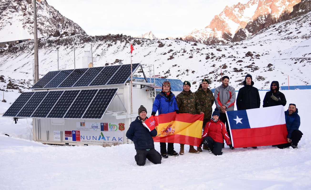 La expedición de la UCLM ha estado realizando su estudio en Los Andes, en Chile.