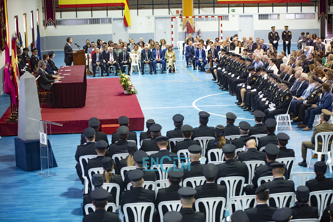 Solemne acto del Día de la Policía Nacional.