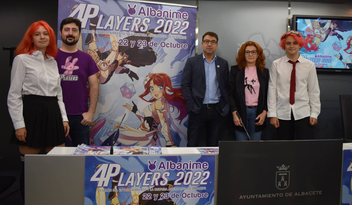 El Ayuntamiento y la Diputación de Albacete presentan la VI edición de "Albanime 4Players".