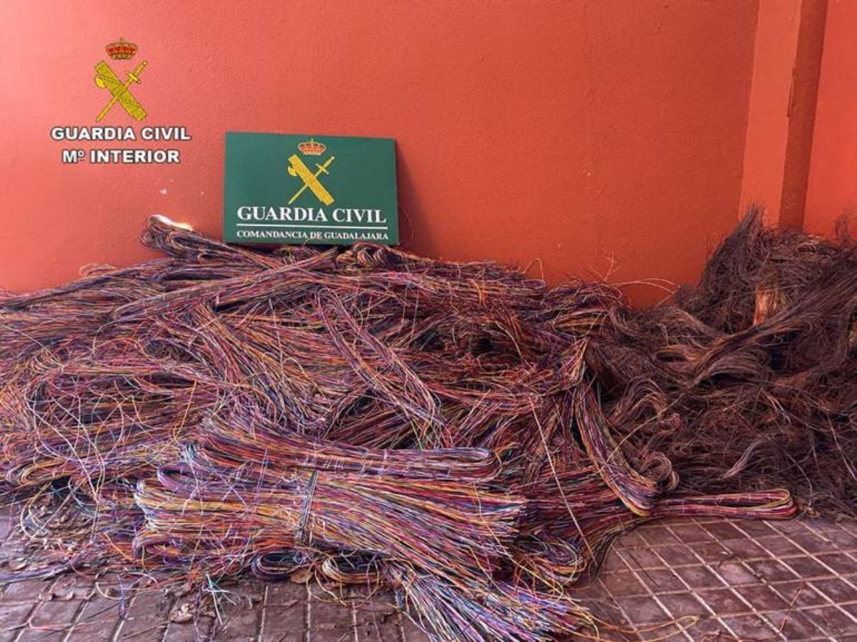 Robo de cable de cobre en Guadalajara