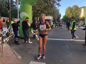 Raquel González, 14ª en Tokio, en el momento de ganar la Espada Toledana de 2021. Foto: CAT.