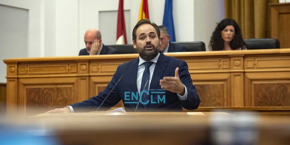 Paco Núñez, durante el Debate sobre el Estado de la Región. Foto: Rebeca Arango.