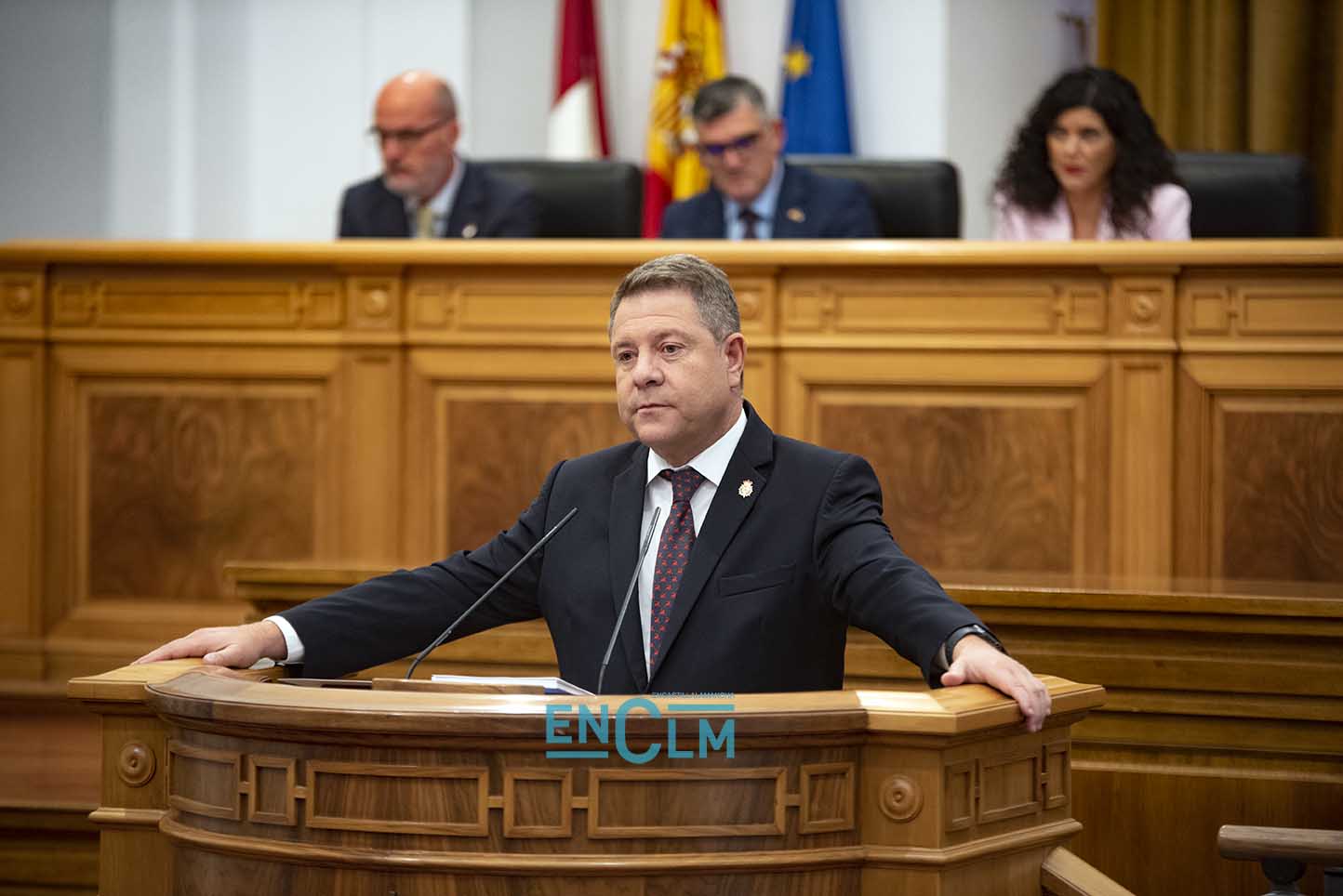 Page, durante su intervención en el Debate sobre el Estado de la Región. Foto: Rebeca Arango.