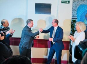 García-Page visita la remodelación de I.E.S Brianda de Mendoza