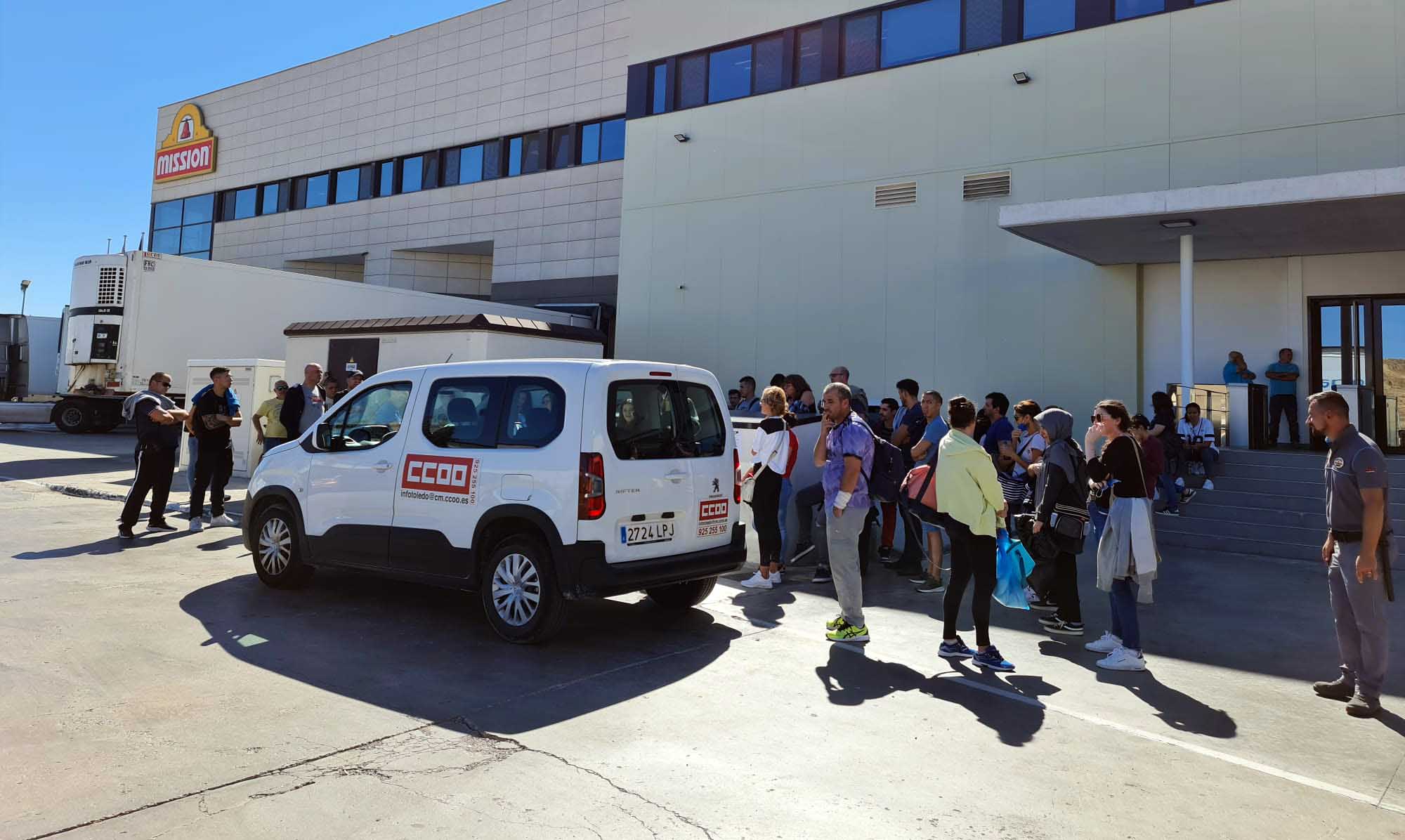 Trabajadores Mission Foods Iberia Borox