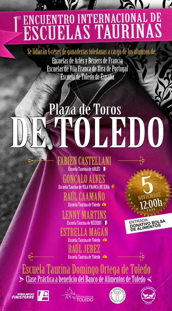 Cartel del evento taurino.