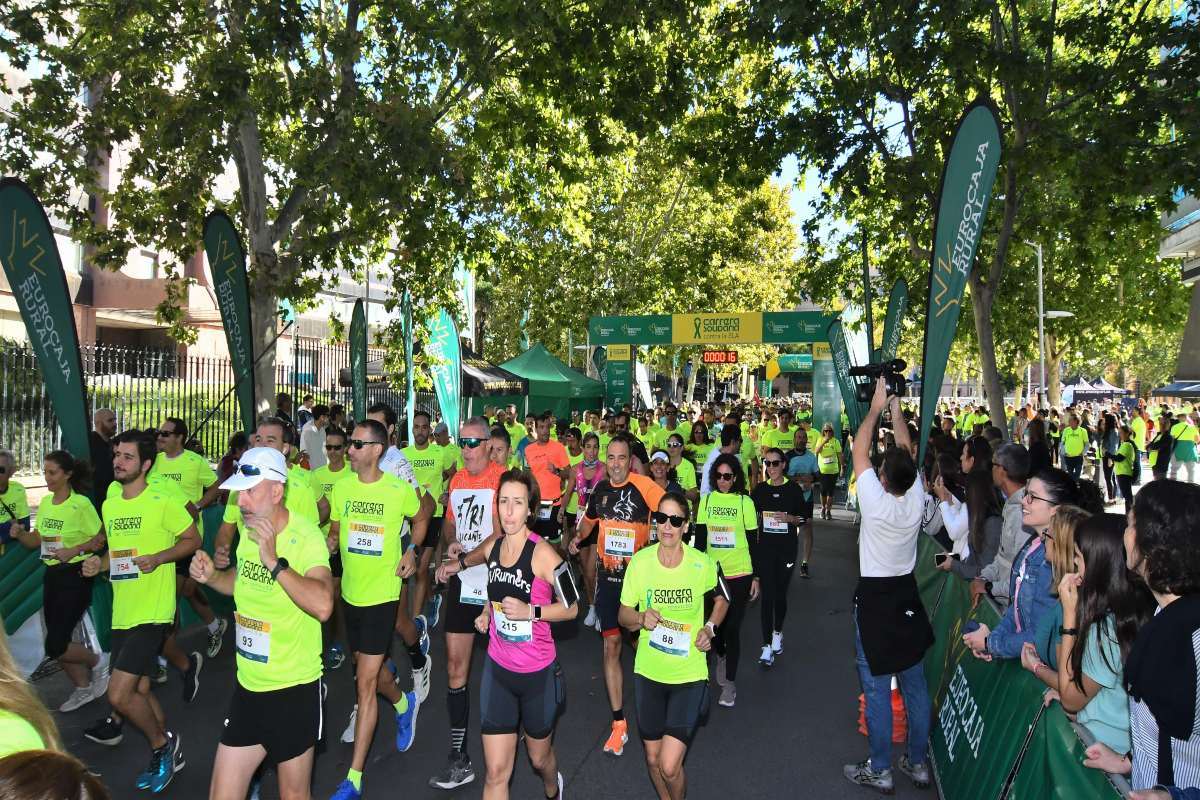 Detalle de la última carrera solidaria contra la ELA de la Fundación Eurocaja Rural.