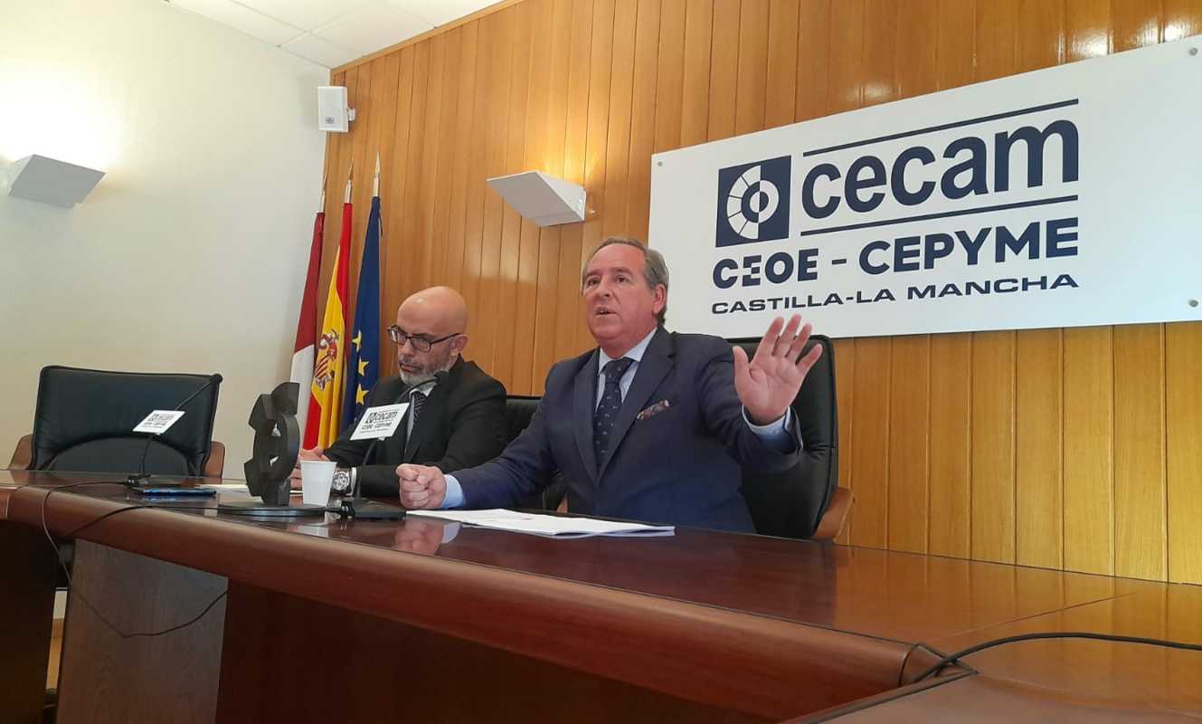 Ángel Nicolás dio a conocer los premios empresariales de Cecam 2022. Foto: Rebeca Arango.