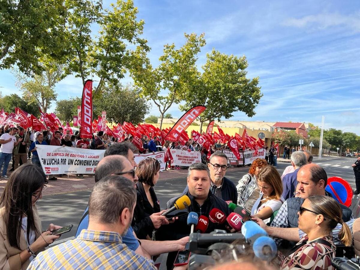 Concentración en Ciudad Real.