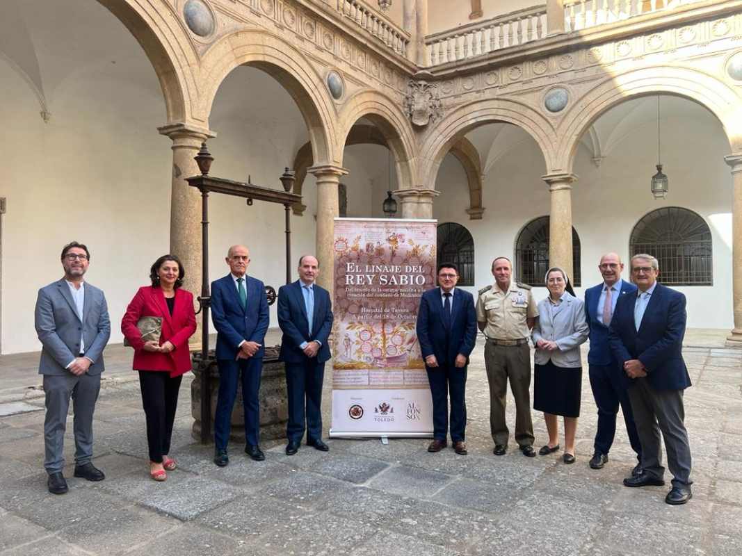 La exposición muestra la relación entre Alfonso X y la Casa de Medinacelli.