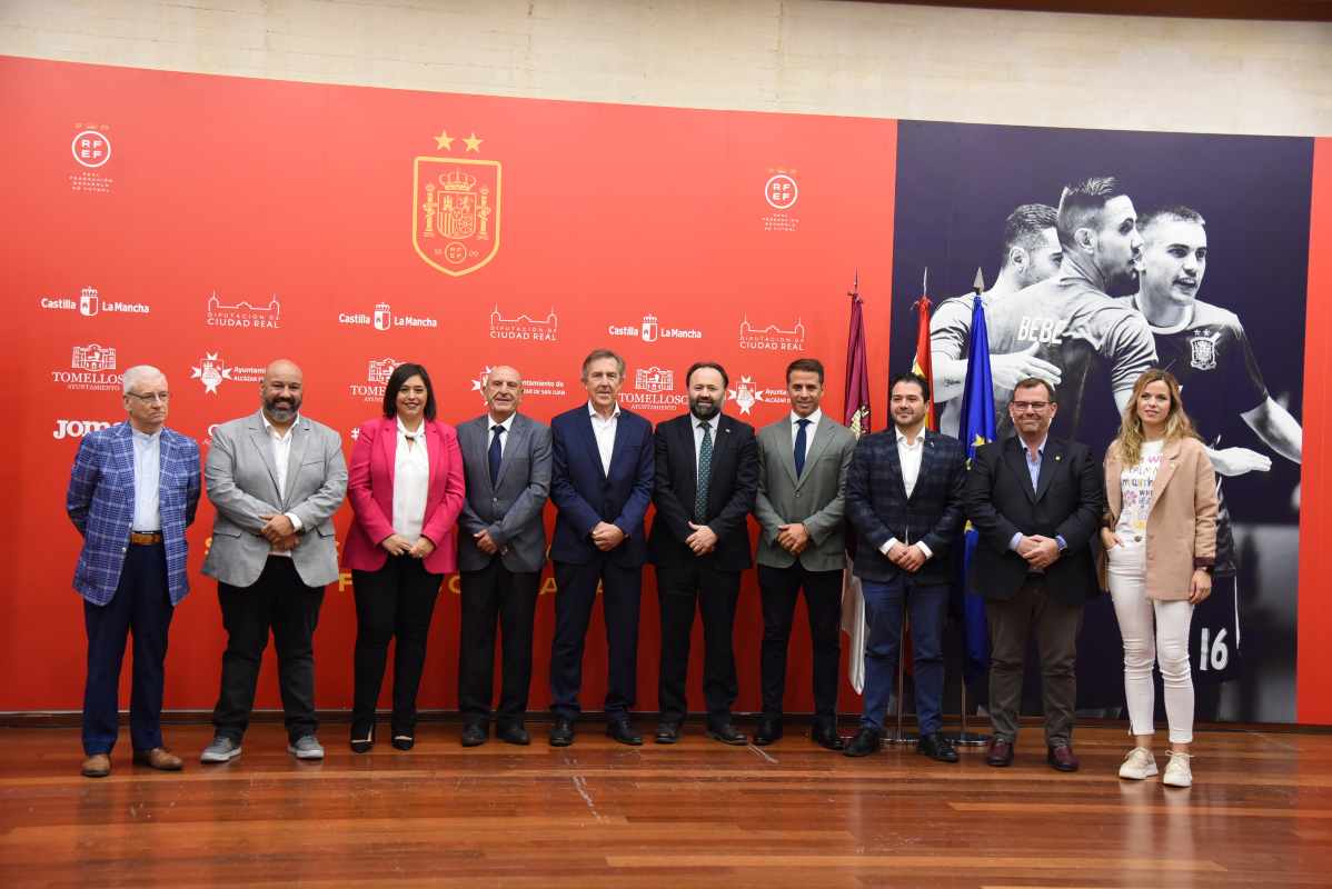 Acto de presentación de los partidos de la Selección de fútbol sala.