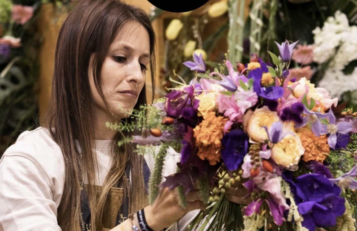 Patricia Aguín, "Mejor Artesana Florista 2022".