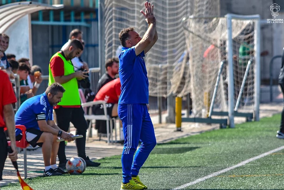 Pedro Díaz, nuevo técnico del Talavera. Foto: CF Talavera.