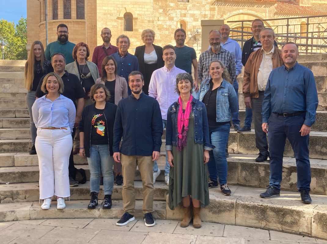 El equipo de Gascón, que ha hecho su presentación en Albacete.