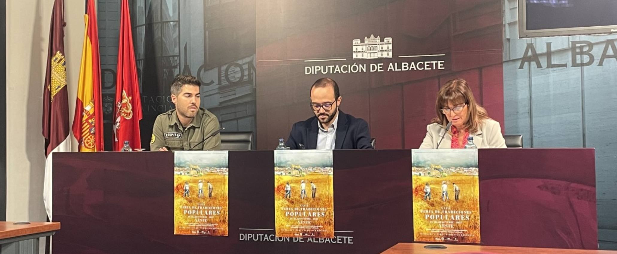 Presentación de la XXIII Feria de Tradiciones de Yeste, en la Diputación de Albacete.