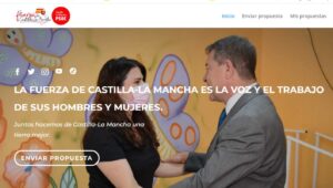 Imagen de la web que ha habilitado el PSOE para recoger propuestas electorales.