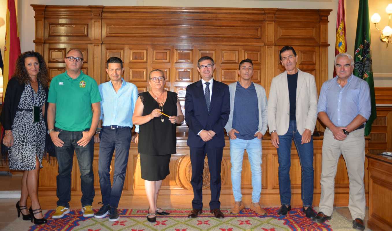 Reunión entre el Gobierno de la Diputación de Toledo y los sindicatos de la institución provincial.
