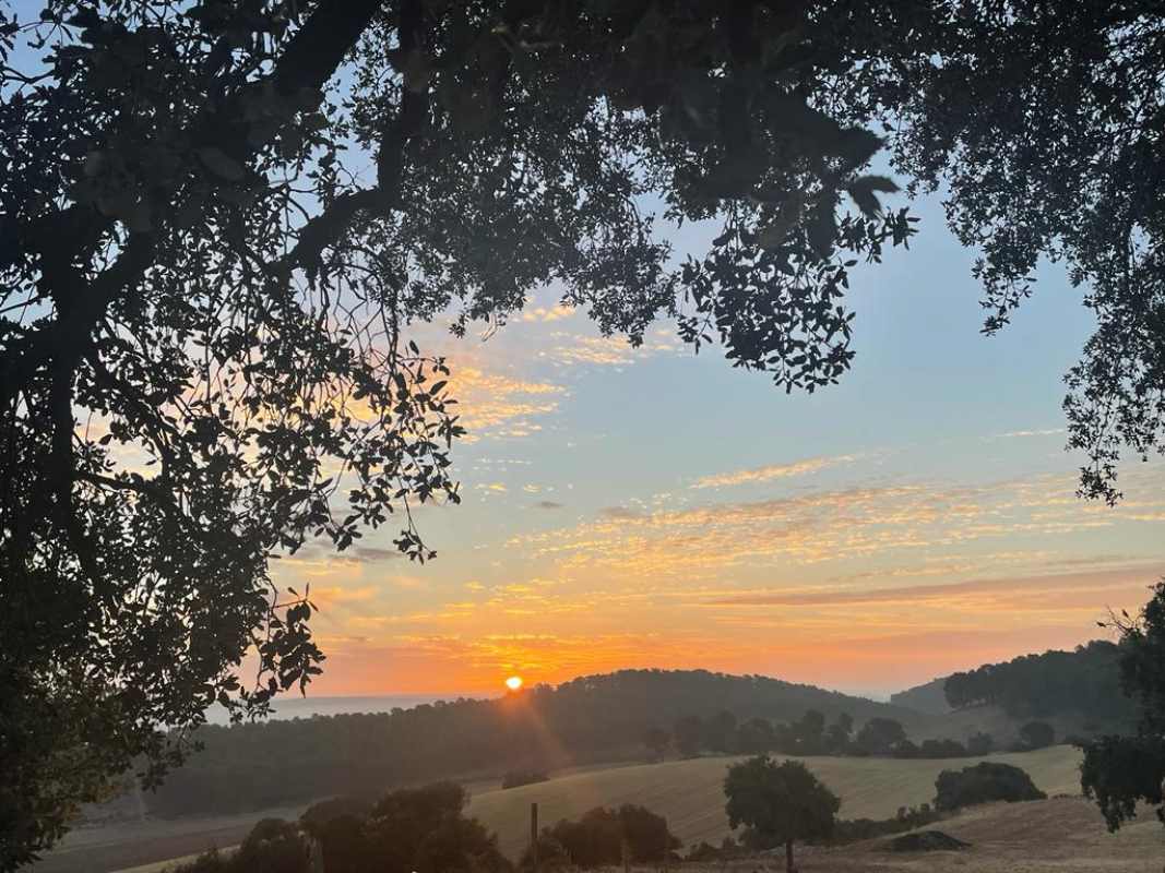 Amanecer este fin de semana en Cuenca. Foto: @BenjamnPrieto.