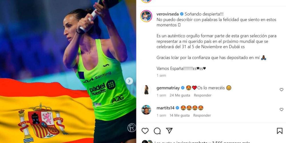 Vero Virseda, la jugadora de Polán (Toledo) que ha sido seleccionada por España para jugar el Mundial. Foto: Instagram de Vero Virseda.