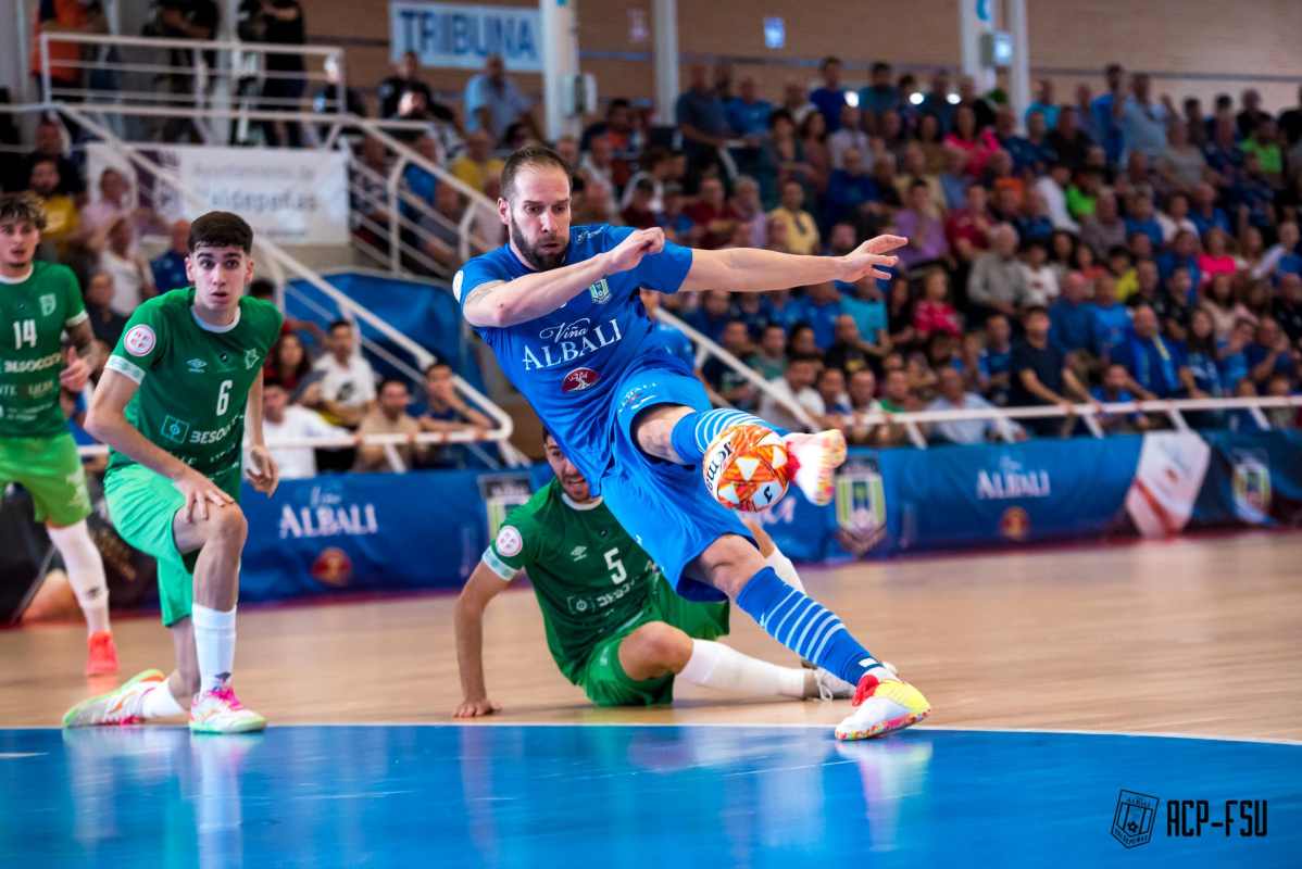 El Viña Albali Valdepeñas, tras ganar al Antequera, se situó segundo. Foto: Viña Albali.