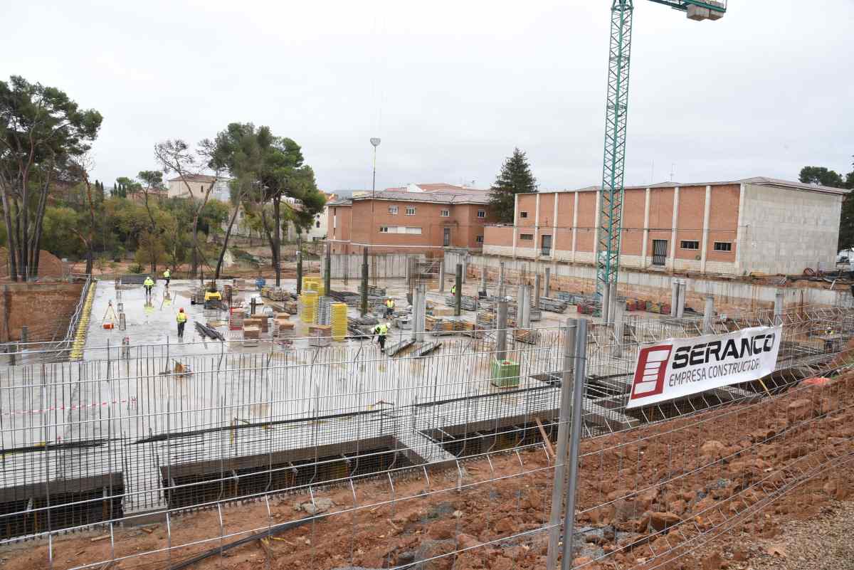 Obras en el campus de Las Cristinas en Guadalajara