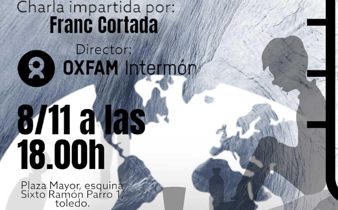 Cartel charla de Oxfam Intermon
