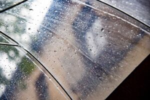 Imagen de archivo de lluvias en CLM.