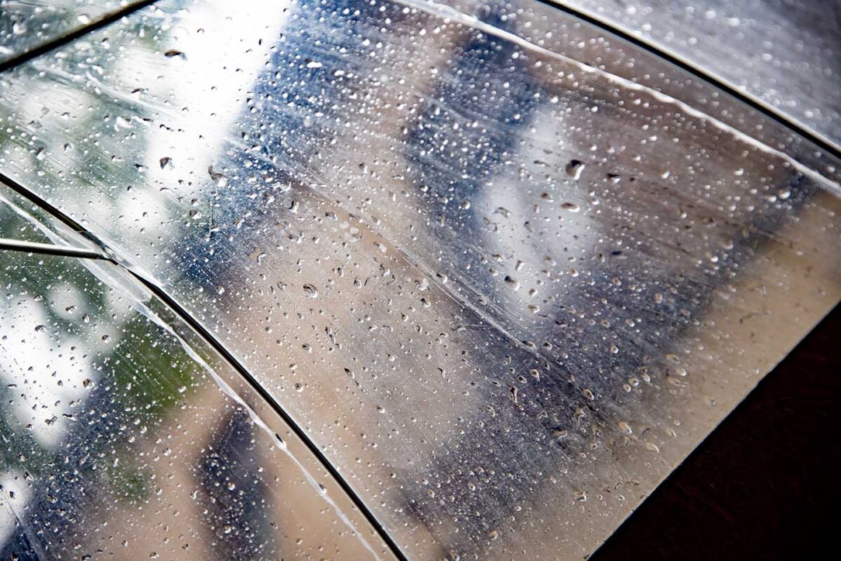 Imagen de archivo de lluvias en CLM.