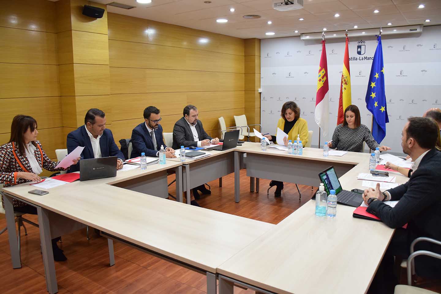 La reunión del Consejo de Administración de la Empresa Pública de CLM. donde se ha informado deL importante logro de ETURIA