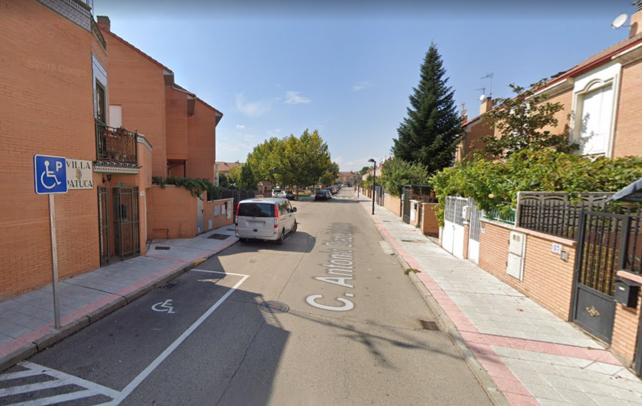 Calle Antonio Díaz Cañavate, en Azuqueca de Henares. Foto: Google Maps.