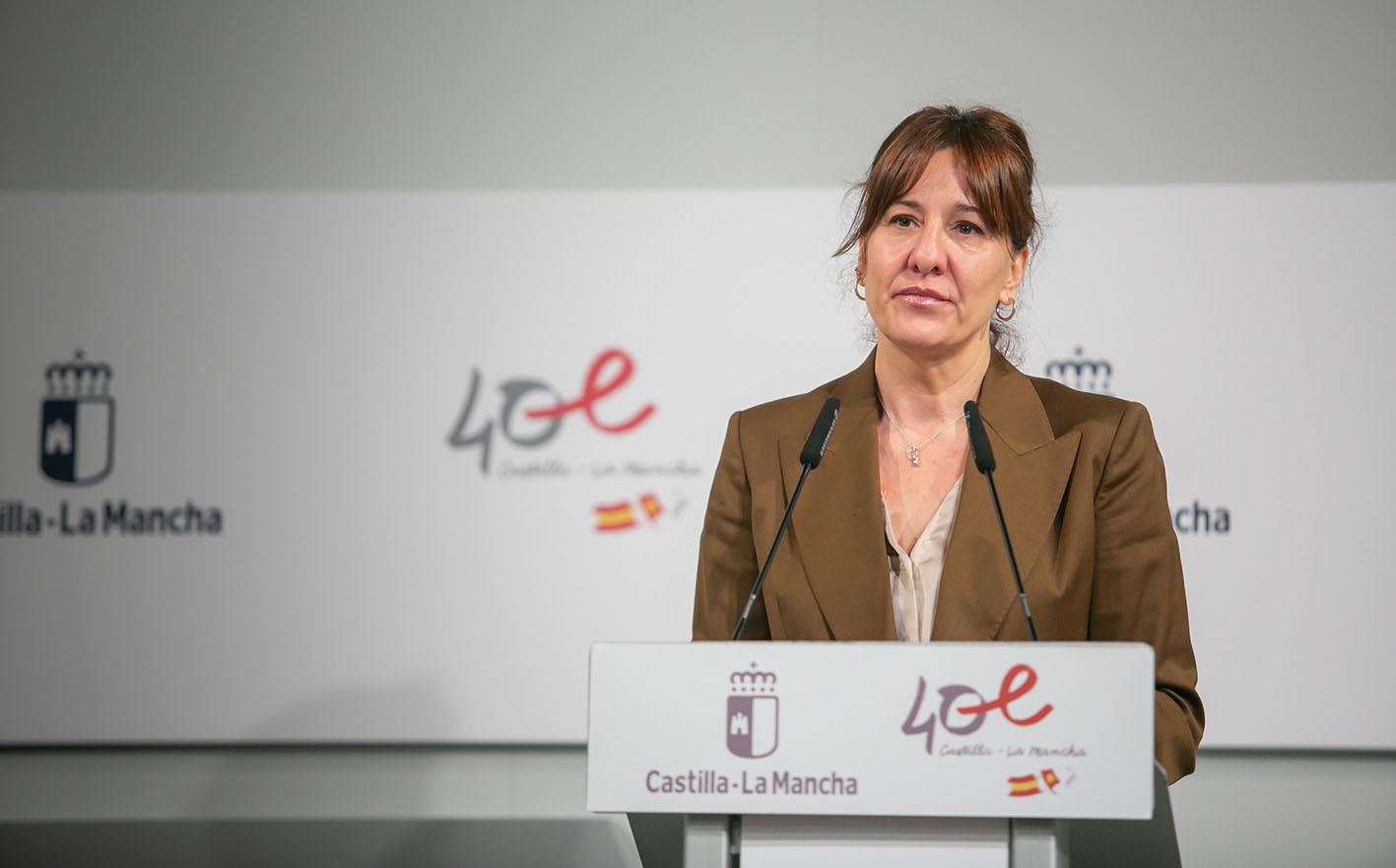 Blanca Fernández, portavoz del Gobierno de Castilla-La Mancha.