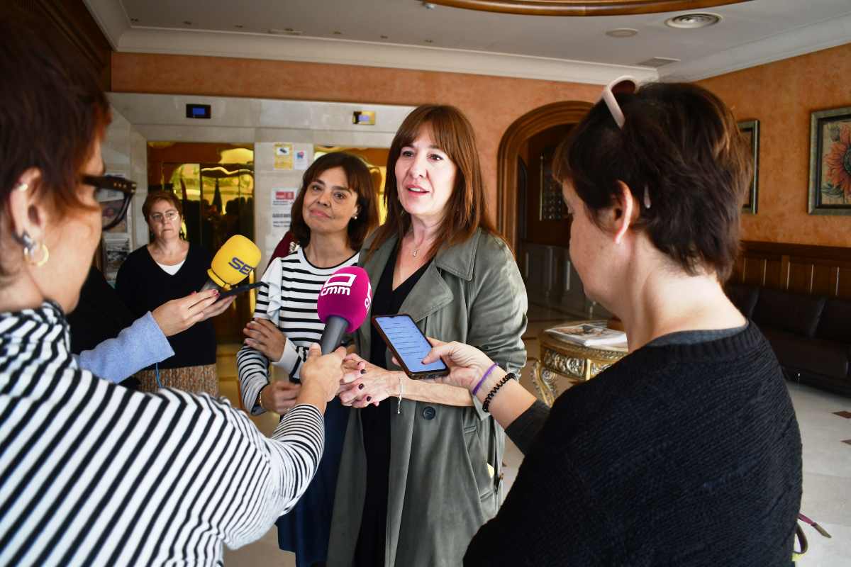 Blanca Fernández, en un acto en Ciudad Real para hace un balance de las políticas de Igualdad en CLM.