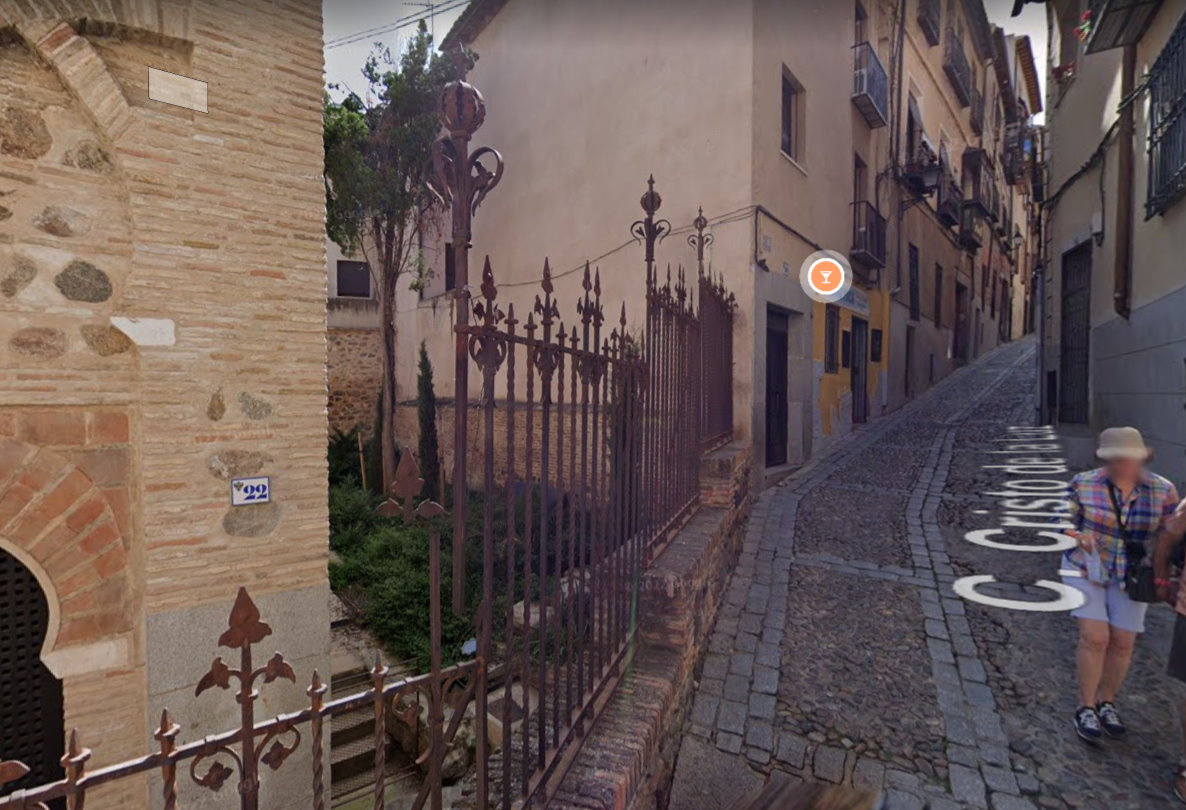 Calle Cristo de la Luz, en Toledo.