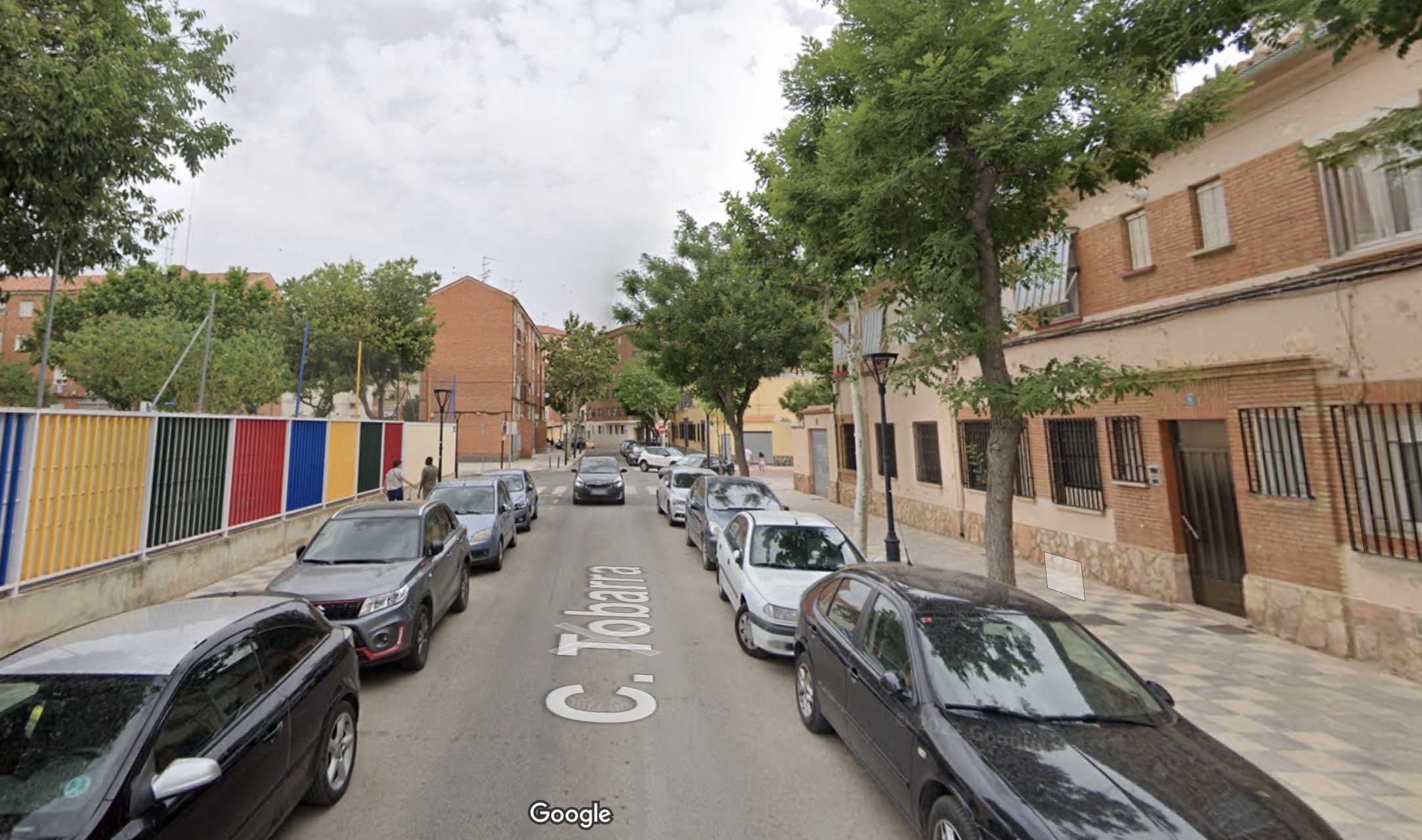 El incendio se ha producido en una vivienda de la calle Tobarra, en Albacete. Imagen de Google Maps.