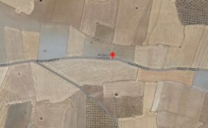 Camino de las Cañadas, en Torralba de Calatrava. donde tuvo lugar un accidente mortal. Imagen: Google Maps.