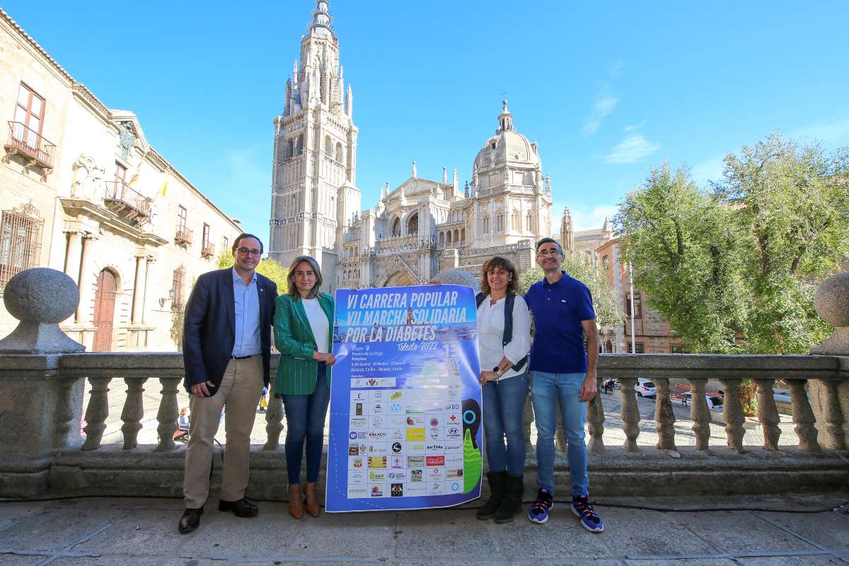 Presentación de la carrera y marcha por la diabetes.