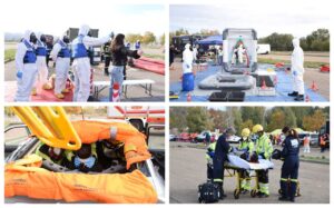 Fotos del simulacro de fuga radioactiva en Toledo.