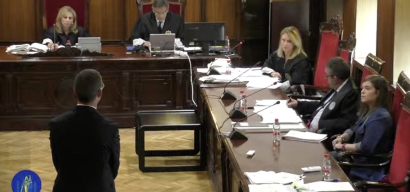 Tercera sesión del juicio contra la acusada de parricidio, en la Sección Segunda de la Audiencia Provincial de Albacete.