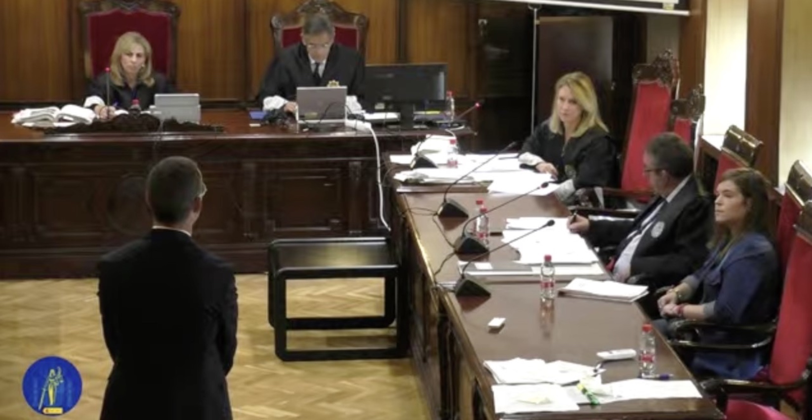Tercera sesión del juicio contra la acusada de parricidio, en la Sección Segunda de la Audiencia Provincial de Albacete.