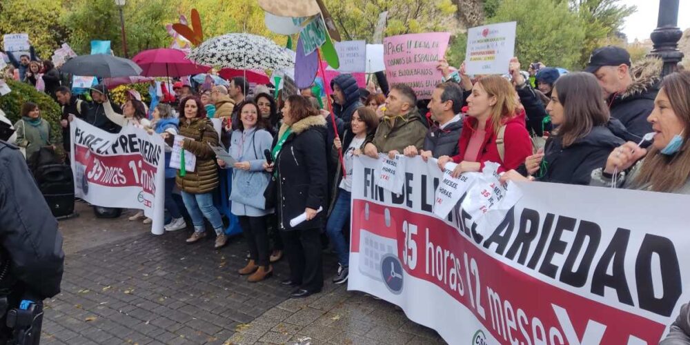 manifestacion-profesores-cuenca