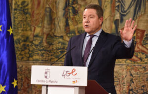 Emiliano-García Page, presidente de Castilla-La Mancha.