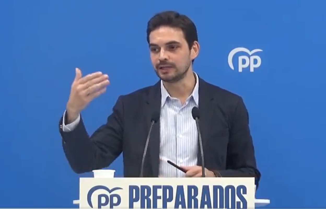 El vicesecretario de Comunicación del PP de Castilla-La Mancha, Santiago Serrano.