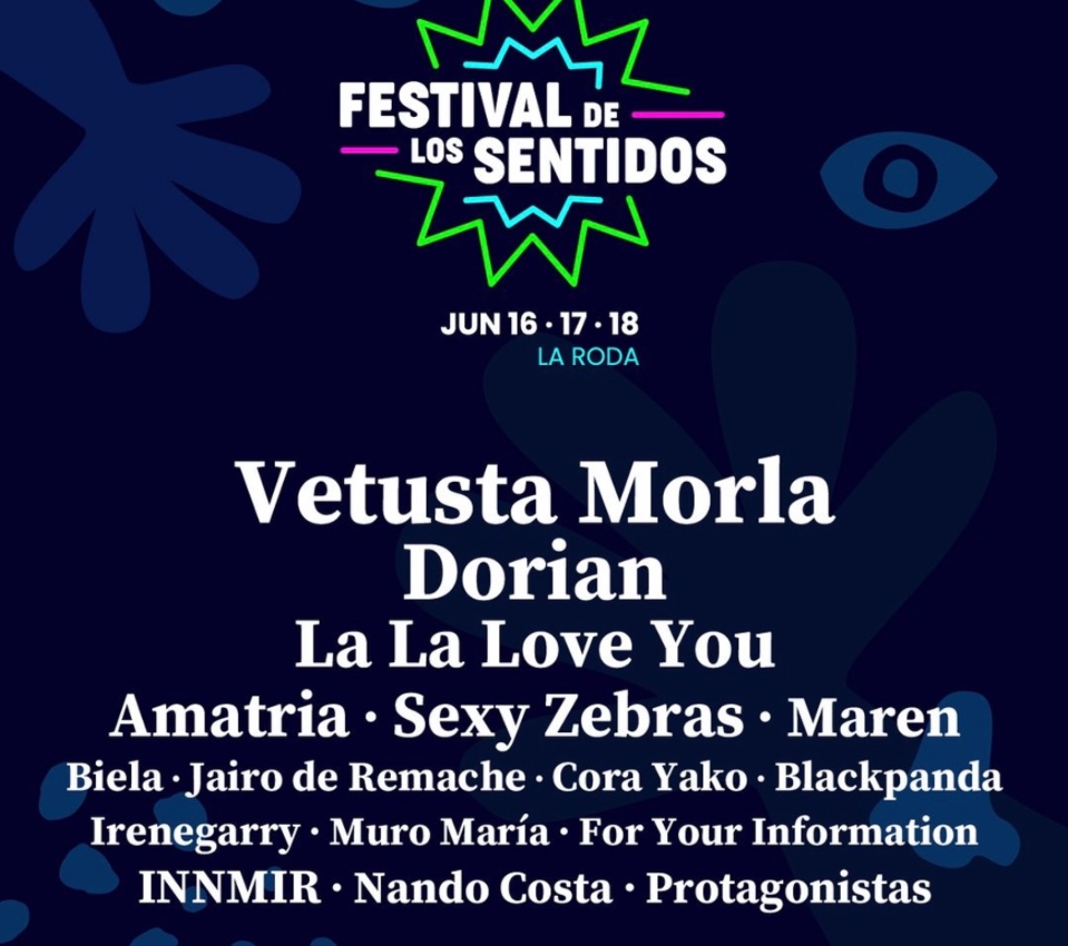 Cartel del Festival de los Sentidos 2023.