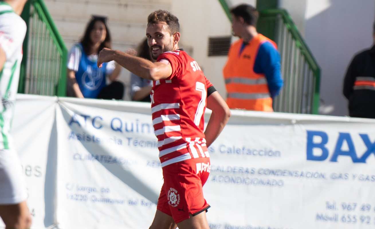 Stuani impuso la ley del más fuerte. Foto: @GironaFC.