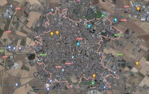 Operación de la Guardia Civil por varios robos en Daimiel. Imagen: Google Maps.