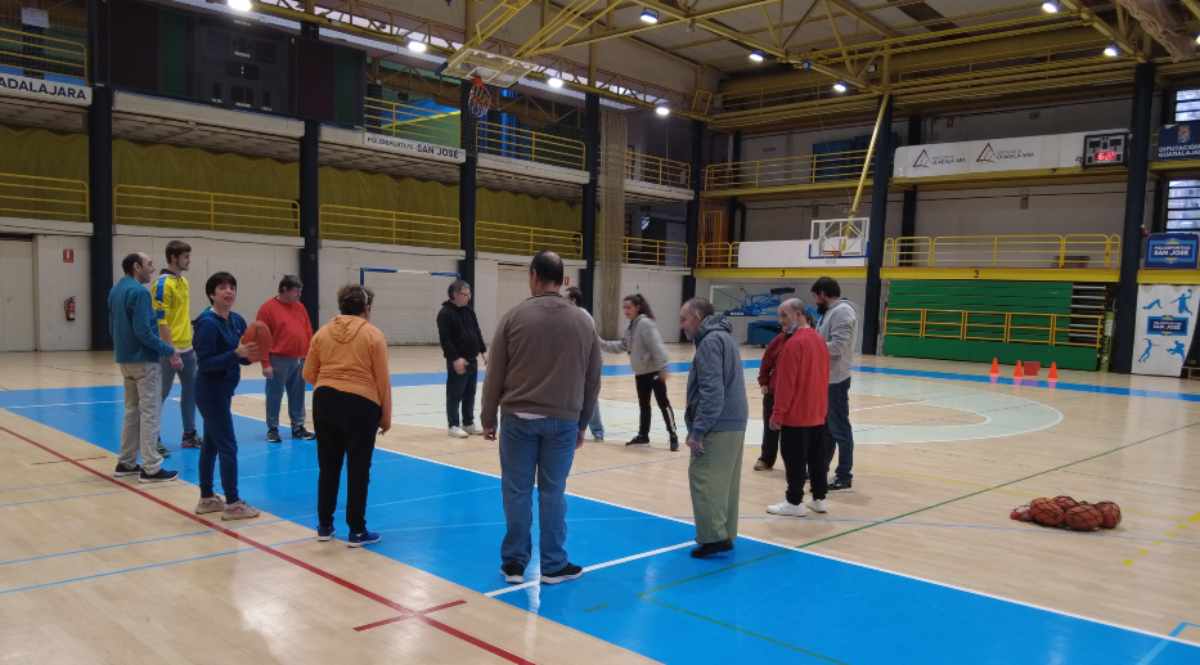 Jornada deportiva de Inclubsión en el polideportivo San José de Guadalajara